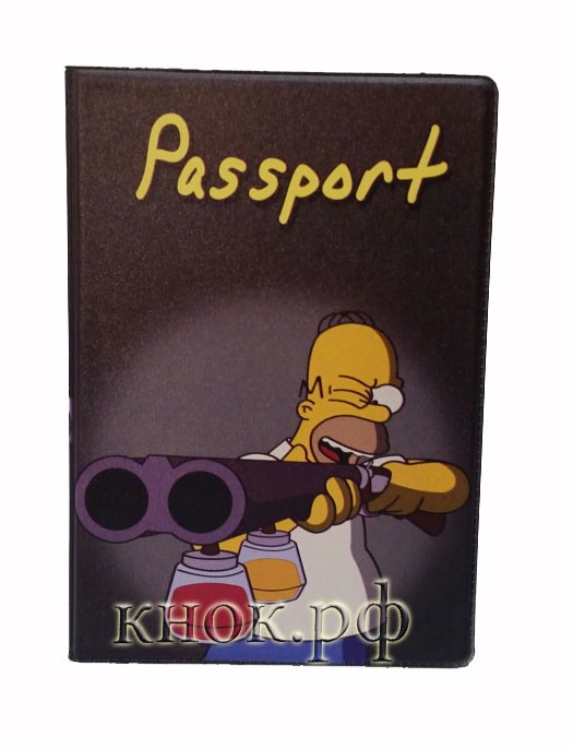Обложка на паспорт Симпсоны 3