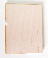 Магнит деревянный  прямоугольный (80 x 60 мм)